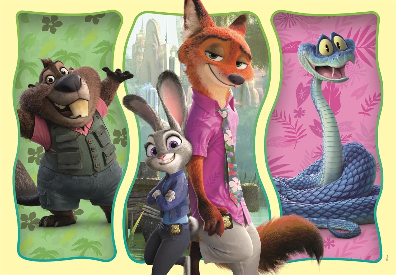 Zootropolis – puzzle 104 dielikov