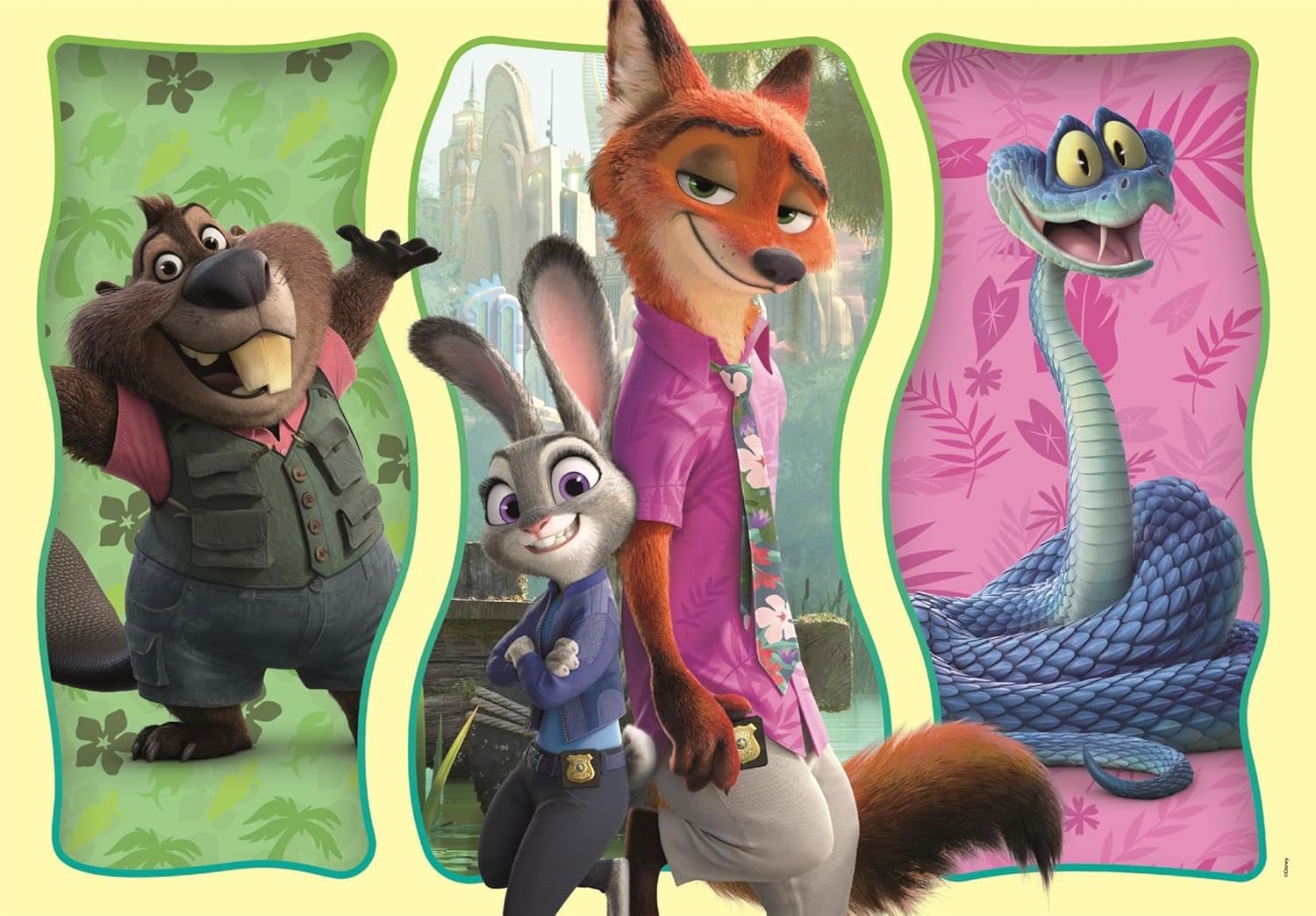 Zootropolis: SUPER – puzzle 104 dielikov