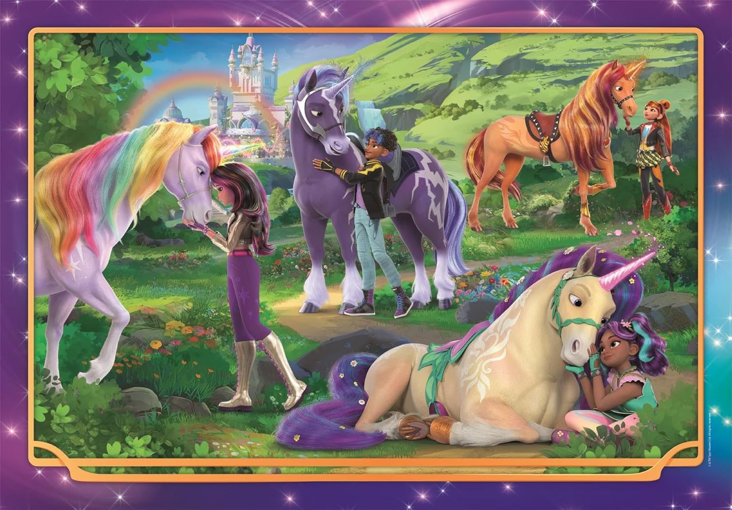 Jednorožčia akadémia: Objatie – puzzle 104 dielikov