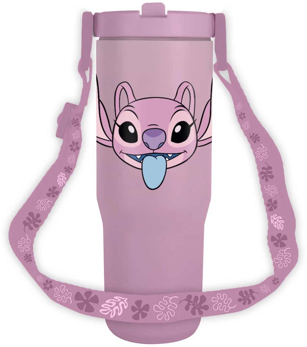 Lilo a Stitch Angel cestovní hrnek s popruhem
