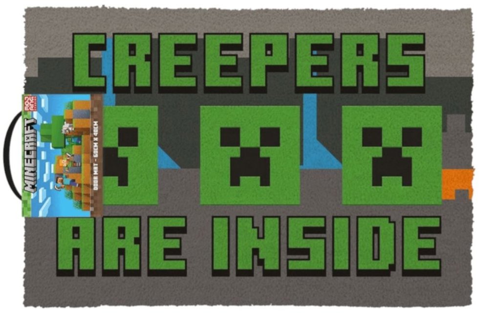 Minecraft: Creepers are inside – Rohožka