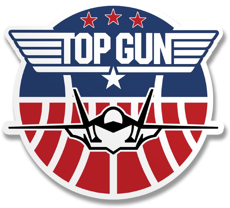 Hybris Production AB Samolepka Top Gun Tomcat Patch 10 cm