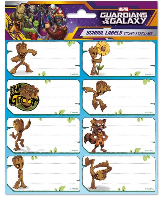Marvel Guardians Of The Galaxy: Groot – nálepky kolekcia 2 hárky