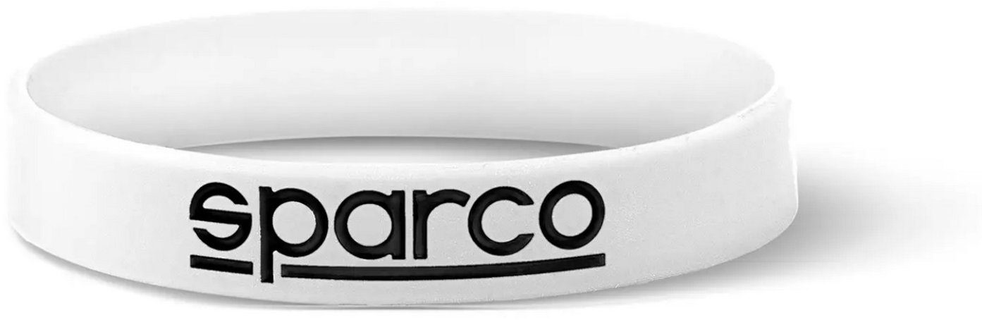 Sparco silikónový náramok biely