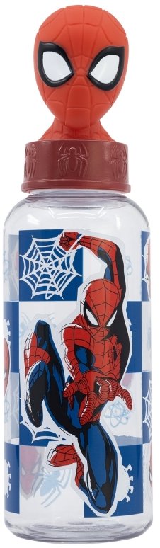 Spiderman Arachnid Grid 3D – fľaša na pitie, 560 ml, Ecozen