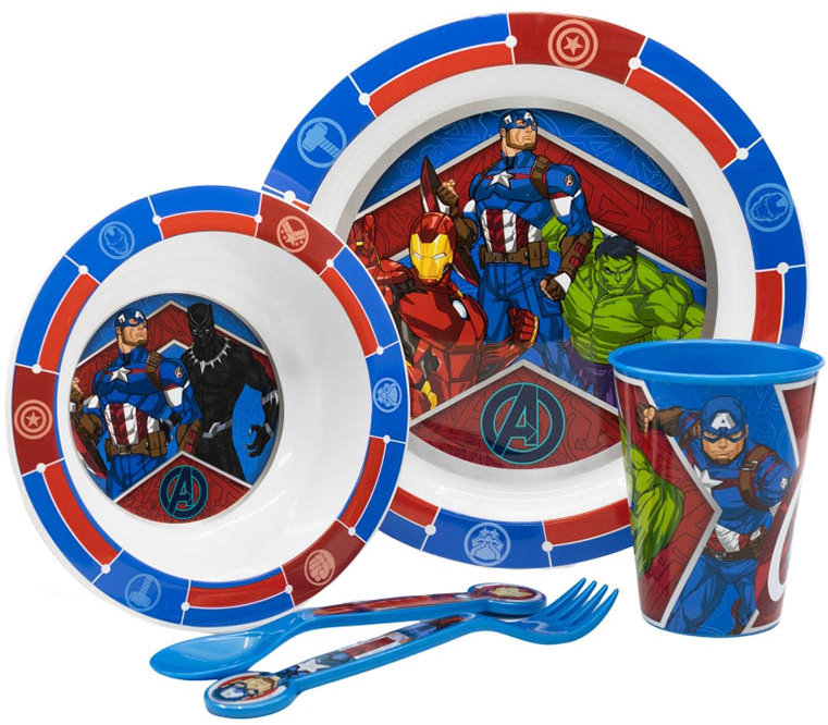 Avengers Army 5 ks – jedálenská sada