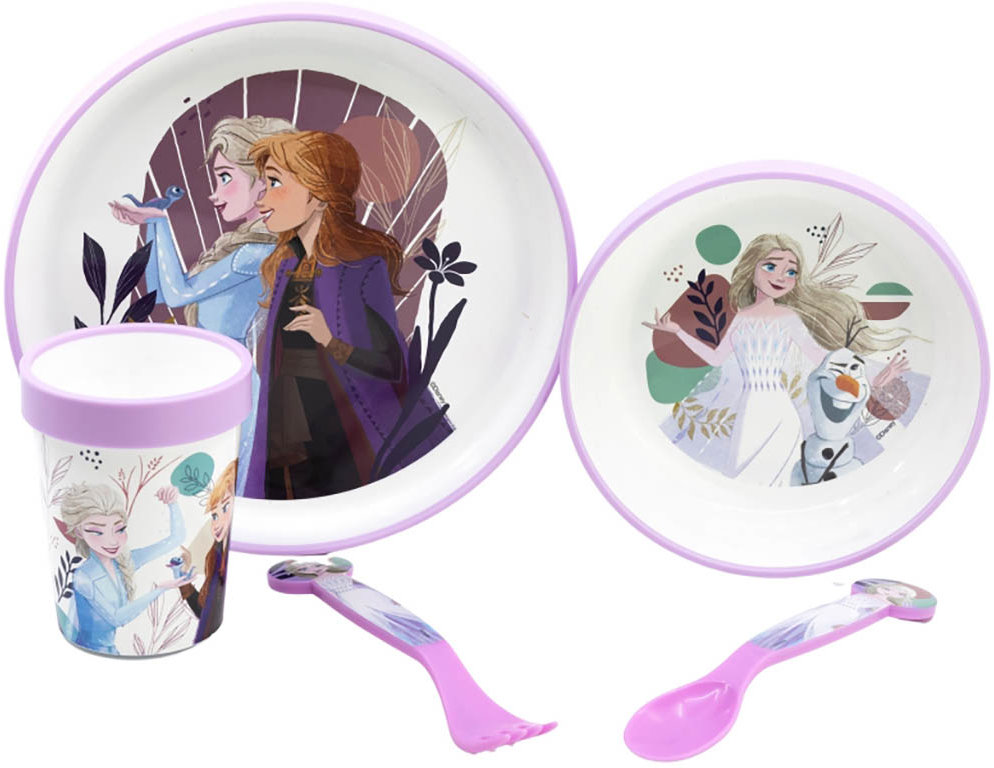Frozen Ľadové kráľovstvo Journey premium 5 ks – jedálenská sada