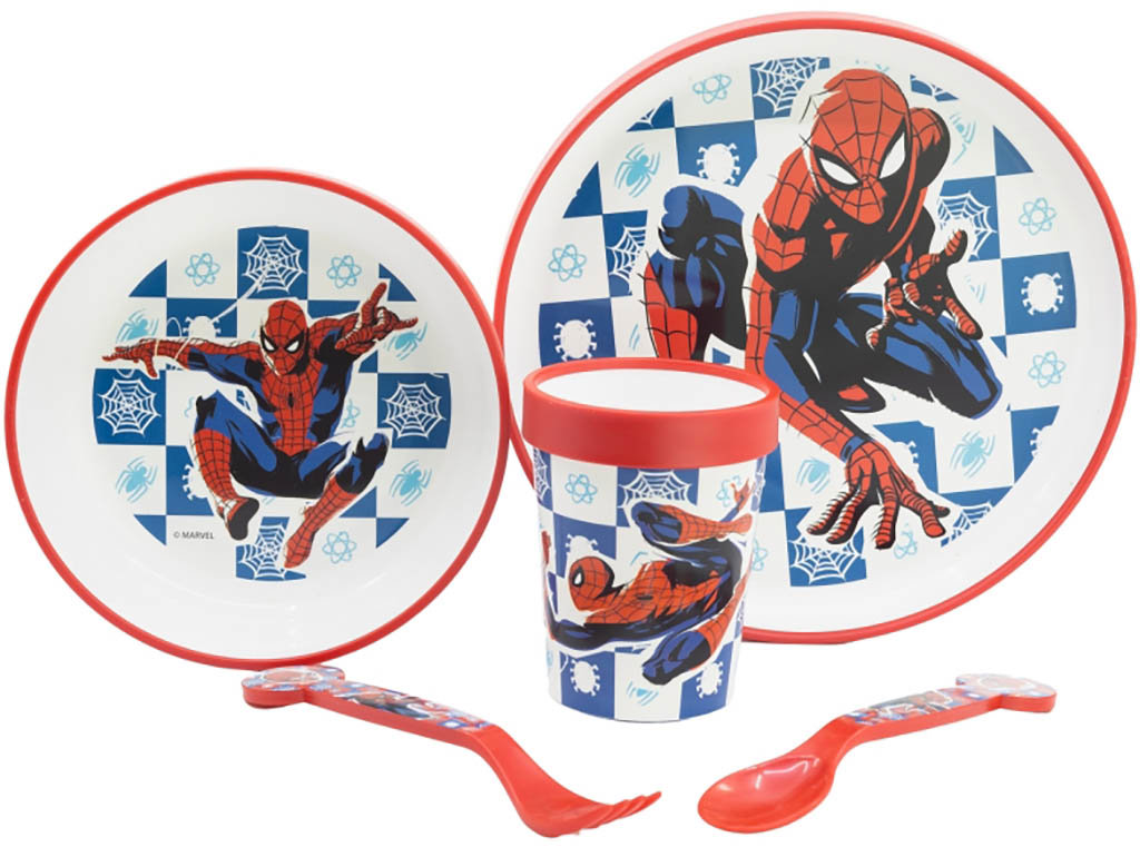 Spiderman Arachnid Premium 5 ks – jedálenská sada