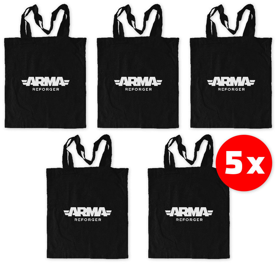 Arma Reforger Eco – Friendly Shopping Bag Black 5 ks – taška