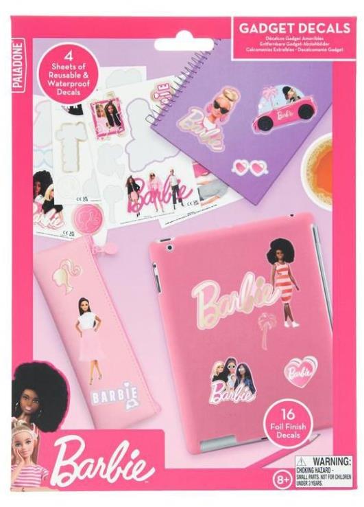 Barbie – samolepky na elektroniku 4 listy