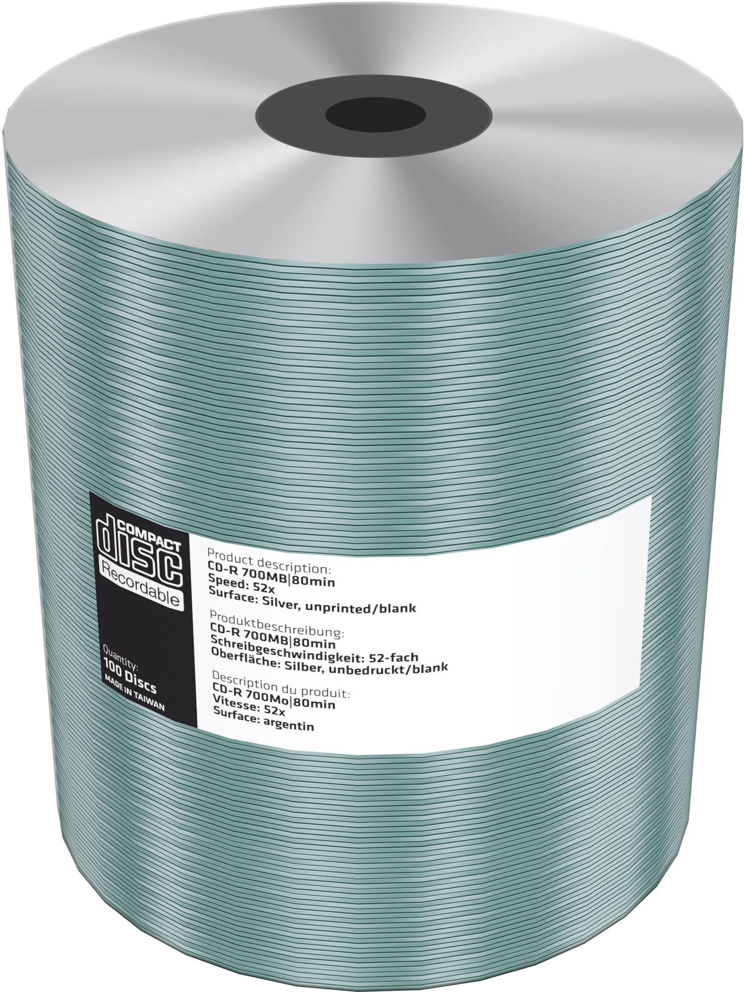 MediaRange CD-R blank 100 ks shrink