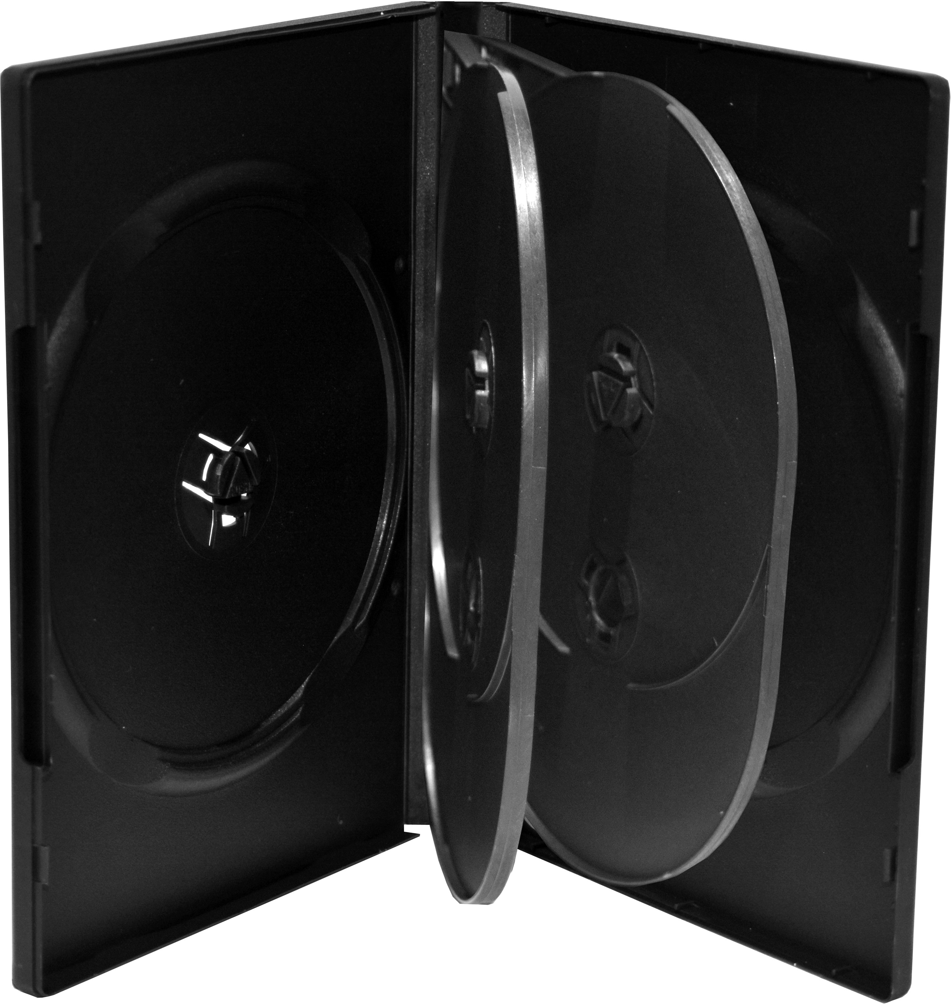 MEDIARANGE 6 DVD 22 mm čierny – 5 ks/bal