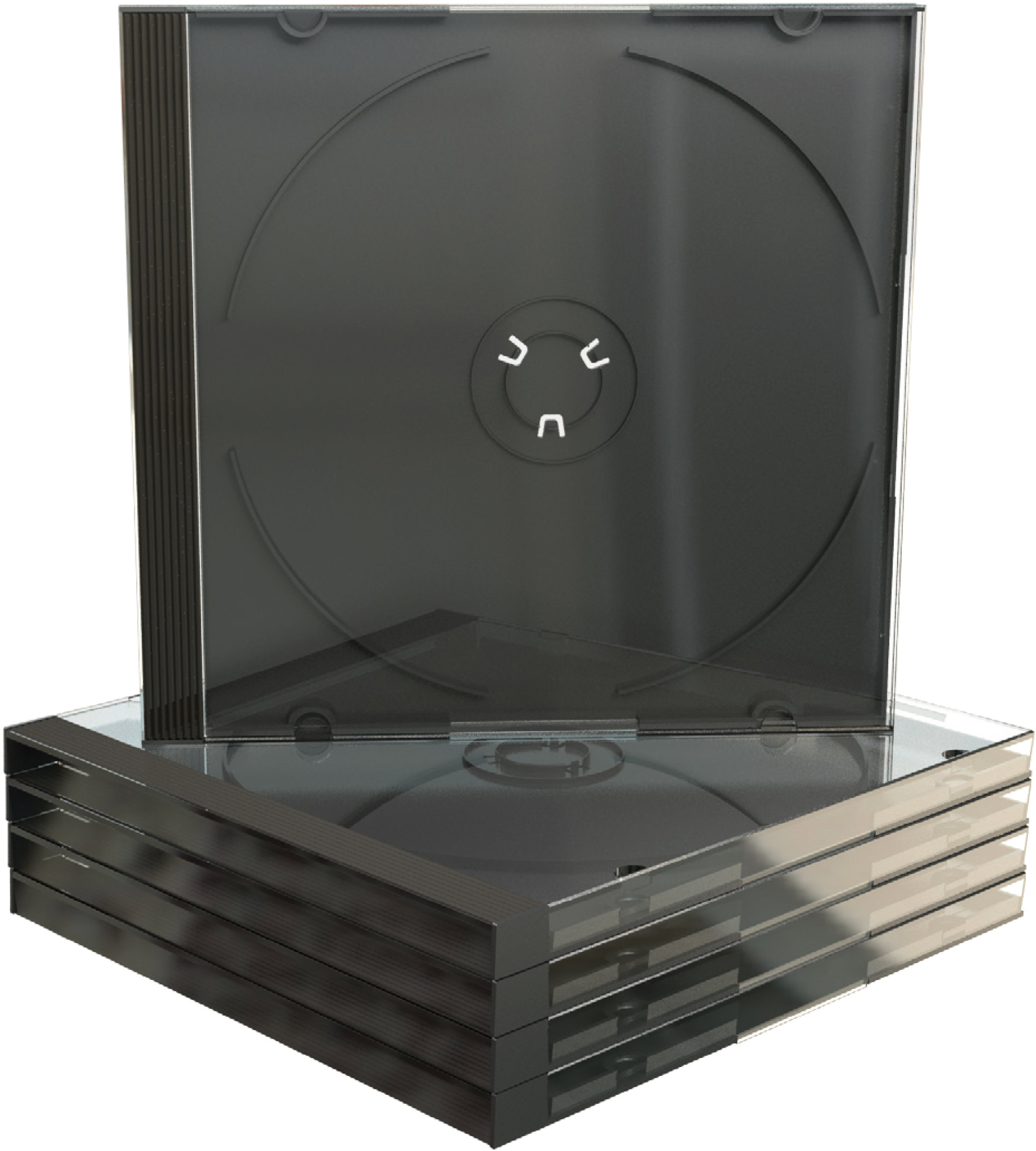 MEDIARANGE box: 1 CD 10,4 mm čierny – kartón 100 ks