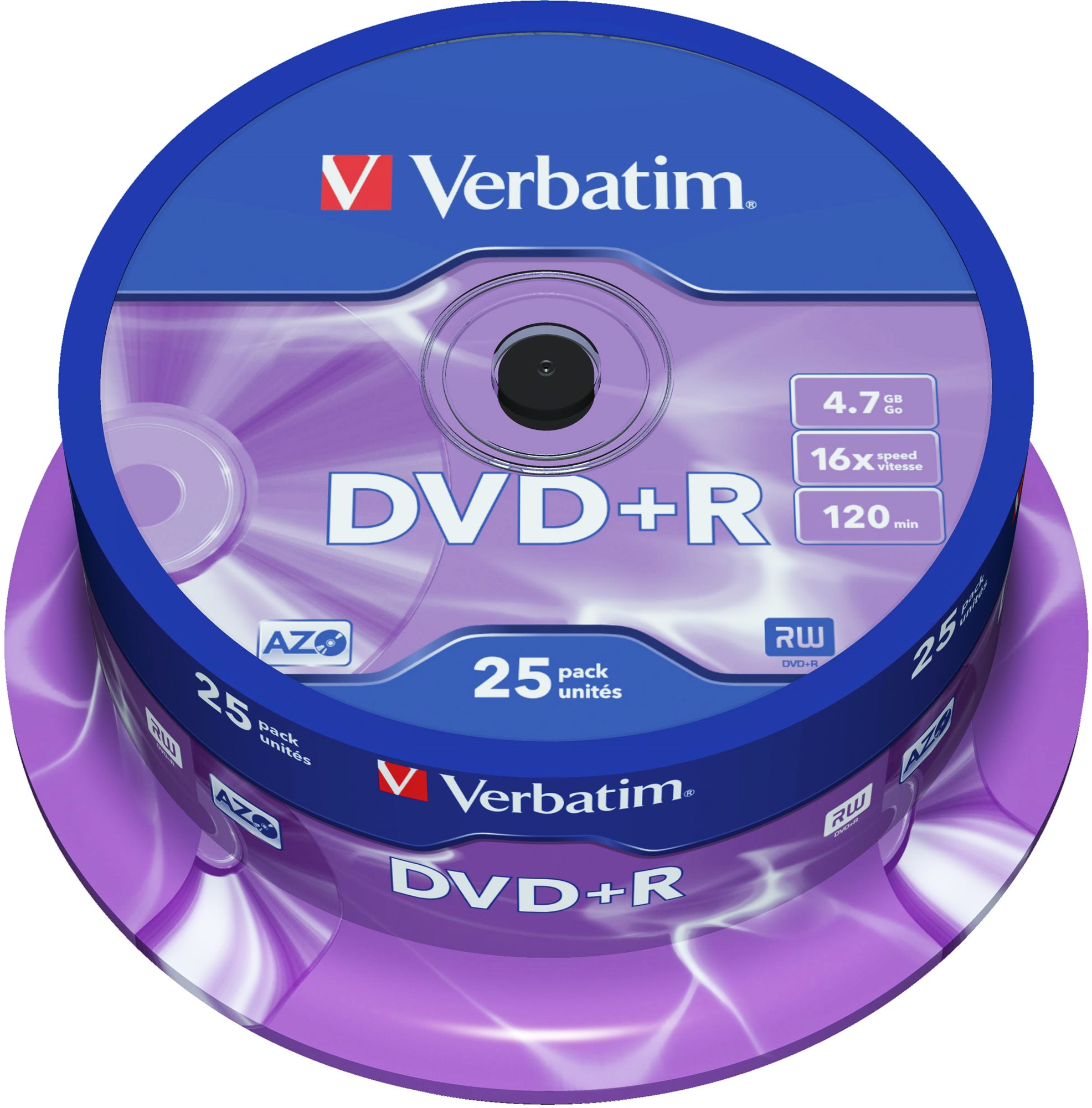 Verbatim DVD + R 16x, 25 ks CakeBox
