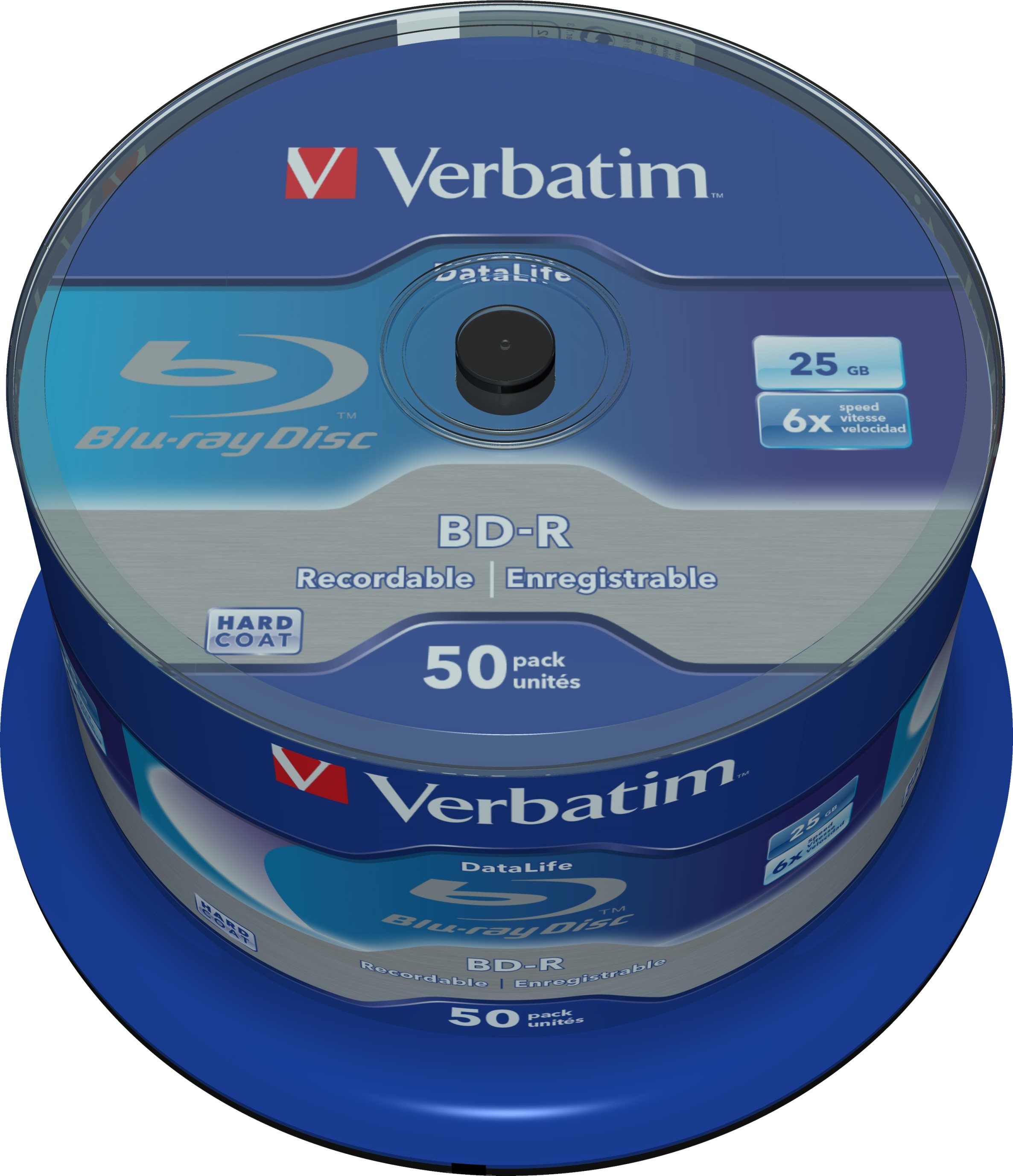VERBATIM BD-R SL DataLife 25 GB, 6x, spindle 50 ks