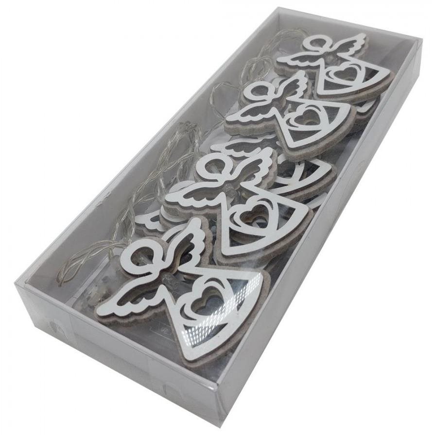 GOBA Svetelná reťaz LED – anjeli, 130 cm