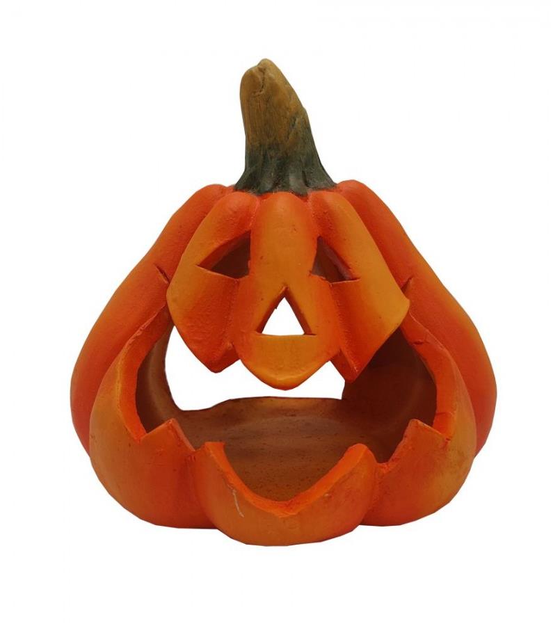 Goba Keramická tekvica svietnik 16 × 16 cm