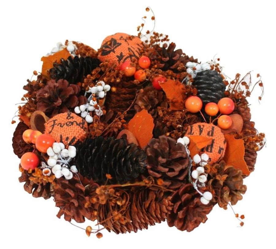 GOBA Jesenný veniec Halloween 25 cm