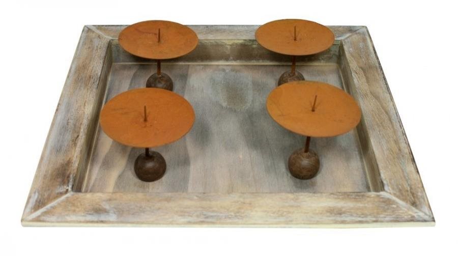 GOBA Adventný svietnik prírodný