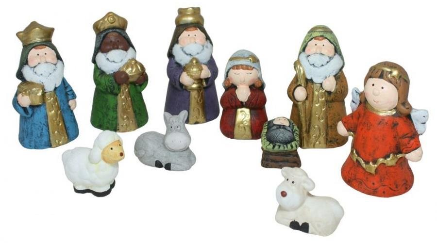 GOBA Betlehem keramický – sada 10 ks