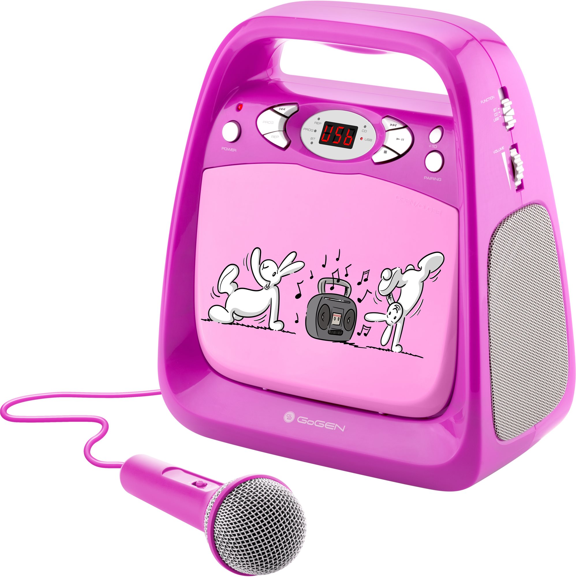GoGEN Bob a Bobek CD KARAOKE ružové