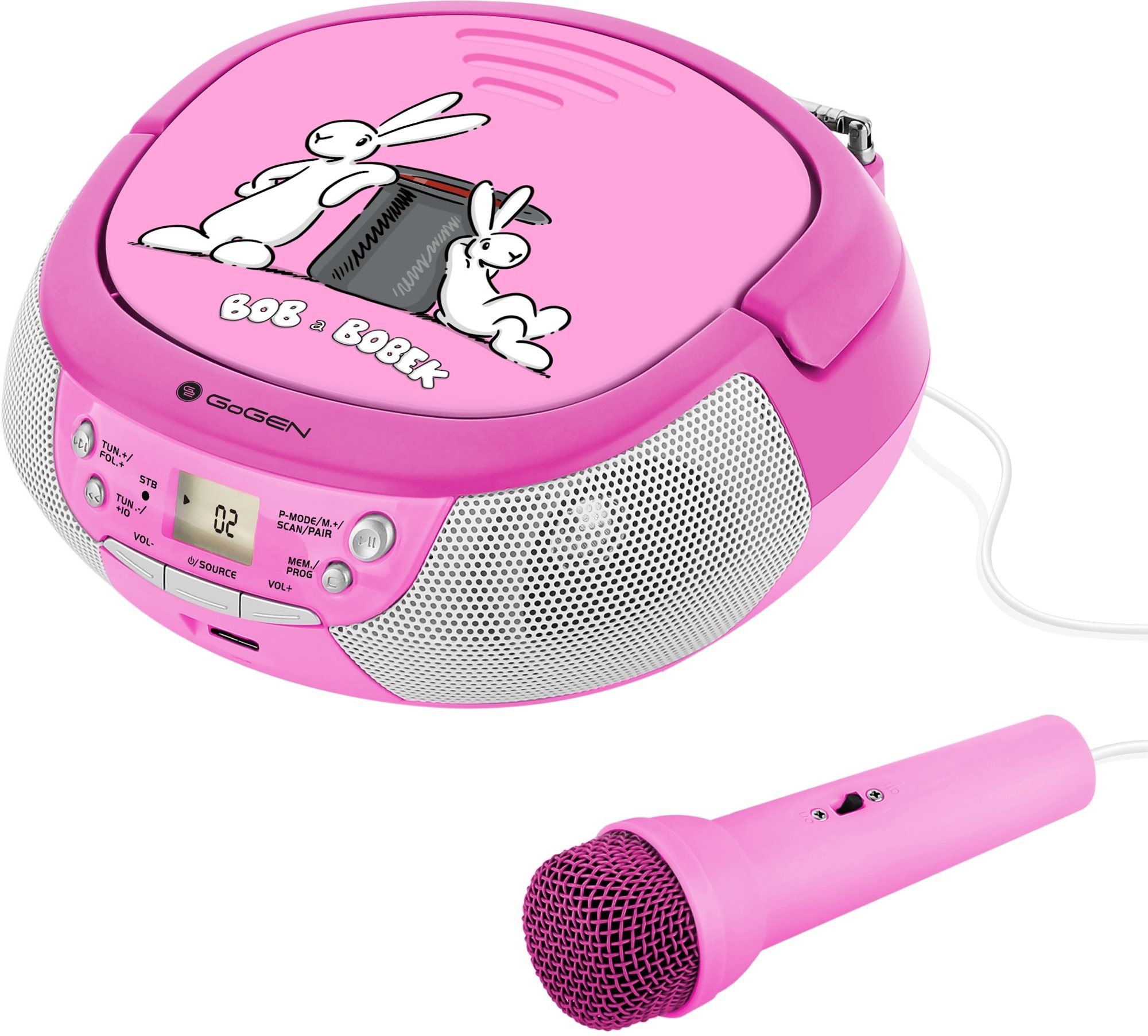 GoGEN Bob a Bobek CD ružové