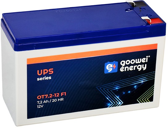 GOOWEI ENERGY Bezúdržbový olovený akumulátor OT7.2-12, 12 V, 7,2 Ah