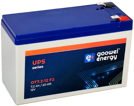 GOOWEI ENERGY Bezúdržbový olovený akumulátor OT7.2-12L, 12 V, 7,2 Ah