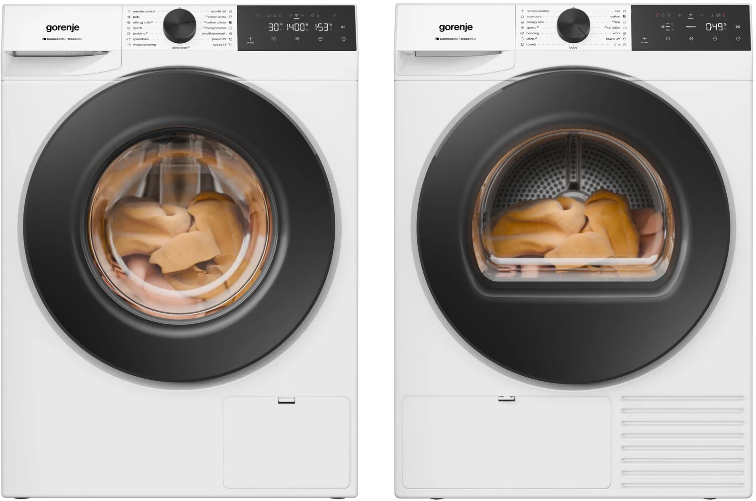 GORENJE WG494A11 + GORENJE DG48C NatureDry