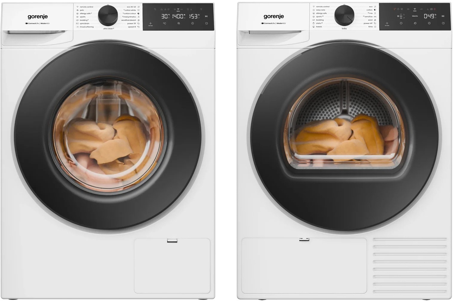 GORENJE WG486A21 Ultra Clean + GORENJE DG48C NatureDry