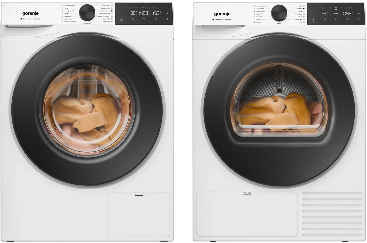 GORENJE WG484A31 + GORENJE DG48D NatureDry