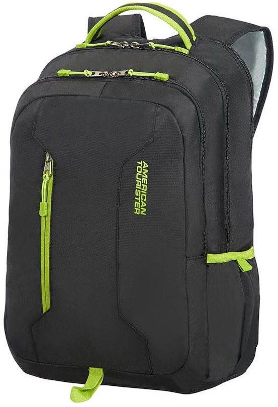 American Tourister URBAN GROOVE UG4 LAPT. BACKPACK 15.6" BLACK/LIME GREEN