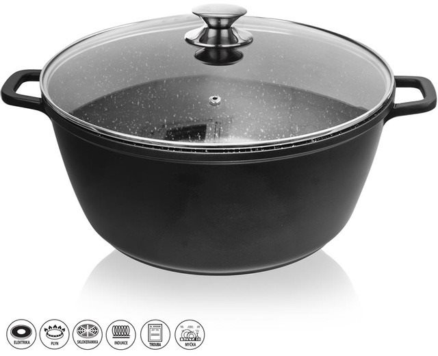ORION GRANDE Hrniec pr. 32 cm sklenená pokrievka