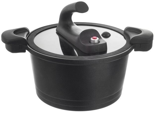 ORION GRANDE Hrniec nízkotlakový priemer 26 cm sklenená pokrievka