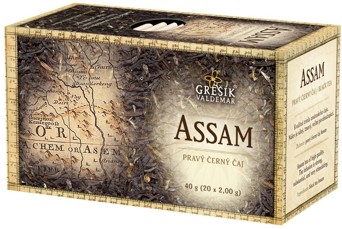 Grešík Valdemar Assam 20× 2 g n.s. čierny čaj