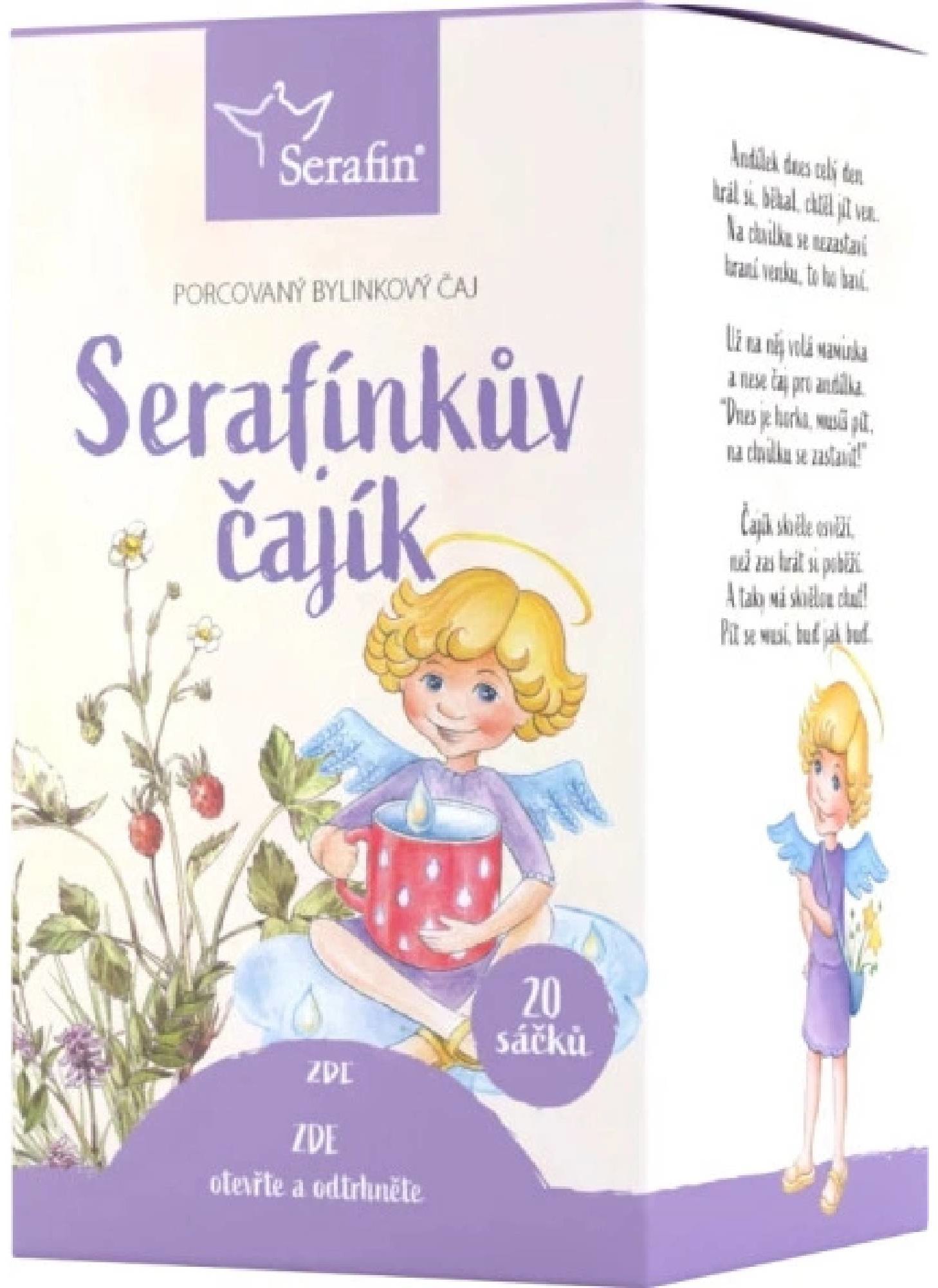 Serafin Serafínkov čajík – bylinný čaj detský 20× 1,5 g porciovaný