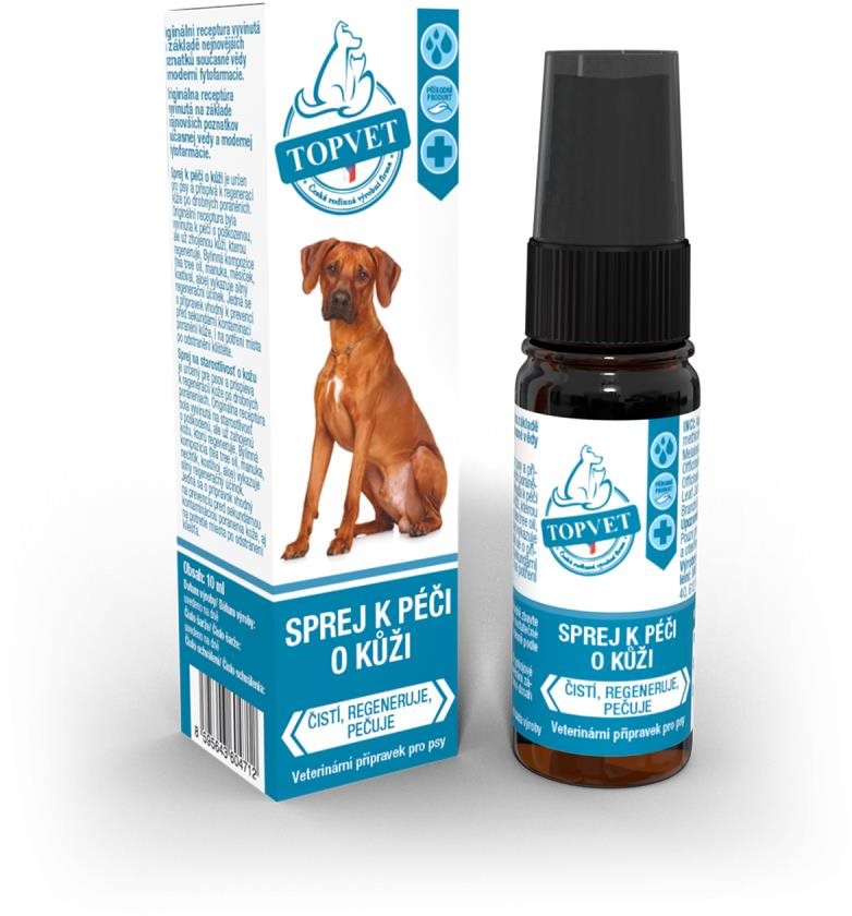 Topvet Sprej na starostlivosť o kožu 10 ml