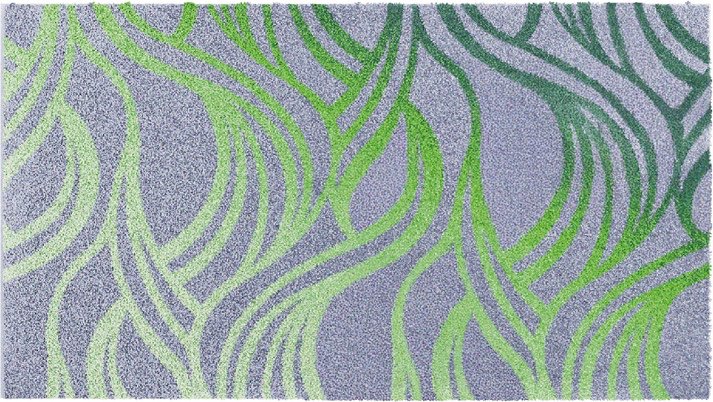 GRUND Mayra 70 × 120 cm, zelená