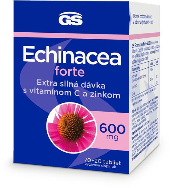 GS Echinacea Forte 600, 70 + 20 tabliet