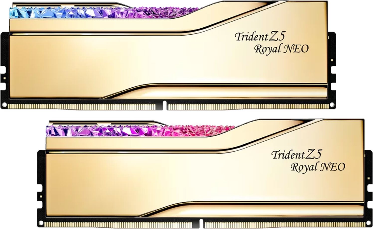 G. SKILL 32 GB KIT DDR5 6000 MHz CL26 Trident Z5 Royal Neo Gold