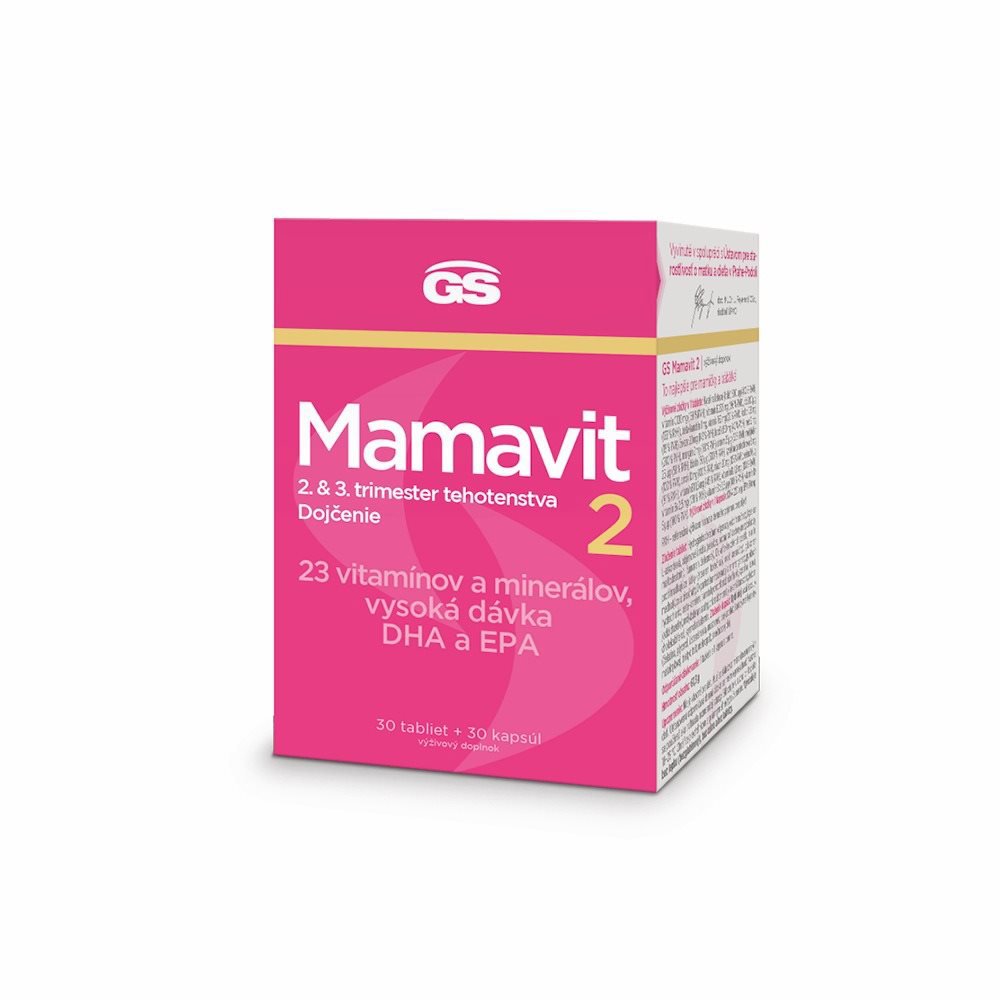 GS Mamavit 2 Tehotenstvo a dojčenie, 30 tabliet + 30 kapsúl