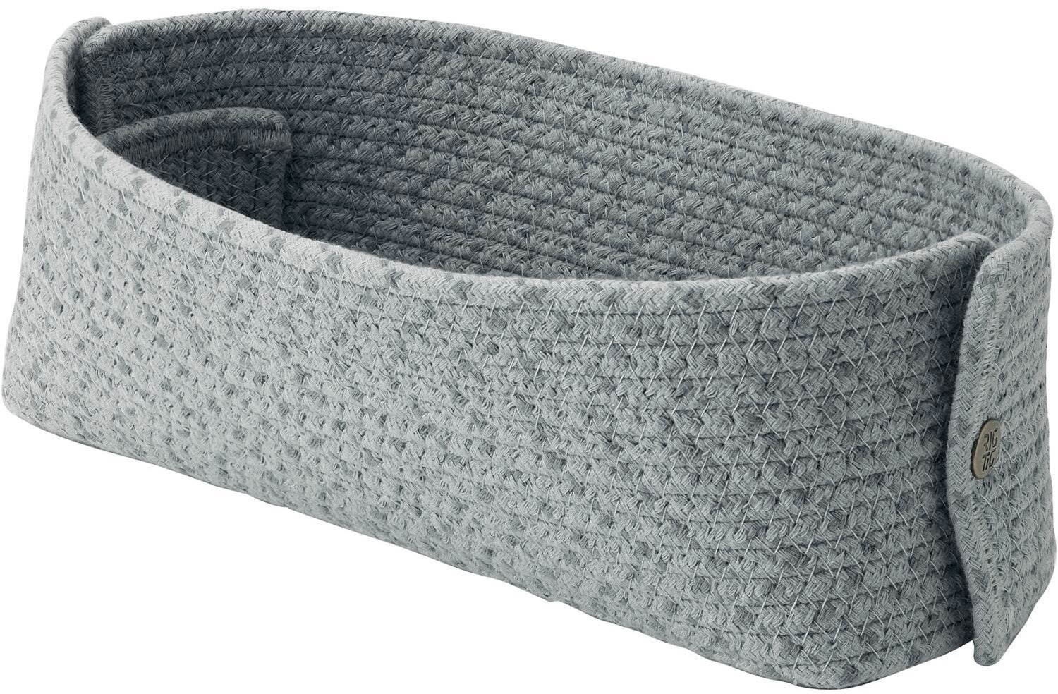 Gastro Knit-It Košík na pečivo, výška 100 mm, dĺžka 300 mm, šírka 150 mm, sivý