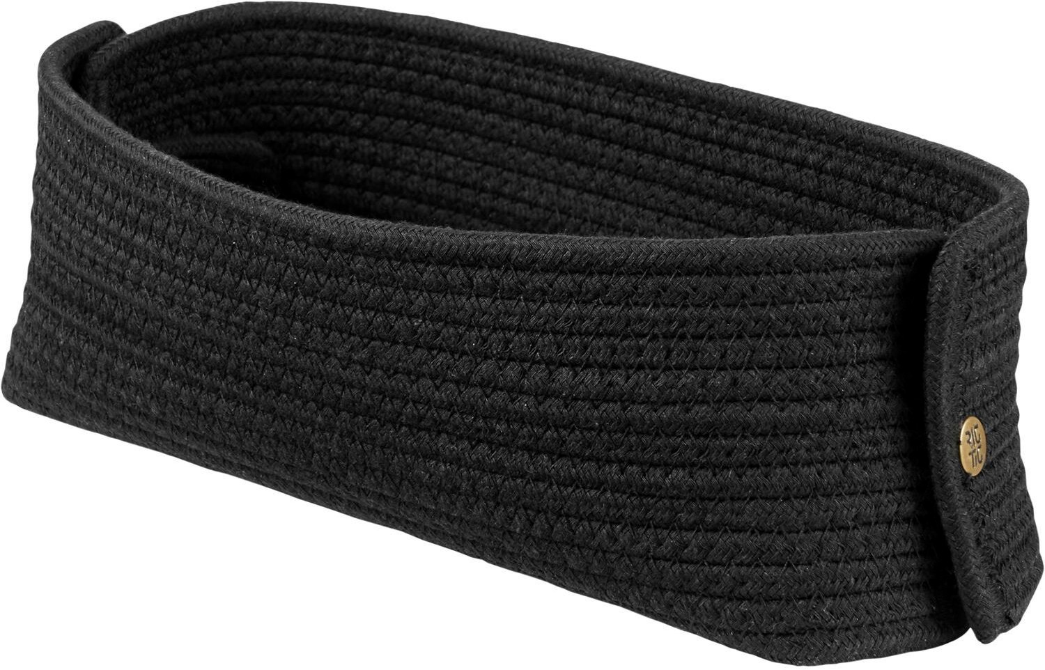 Gastro Knit-It Košík na pečivo, výška 100 mm, dĺžka 300 mm, šírka 150 mm, čierny