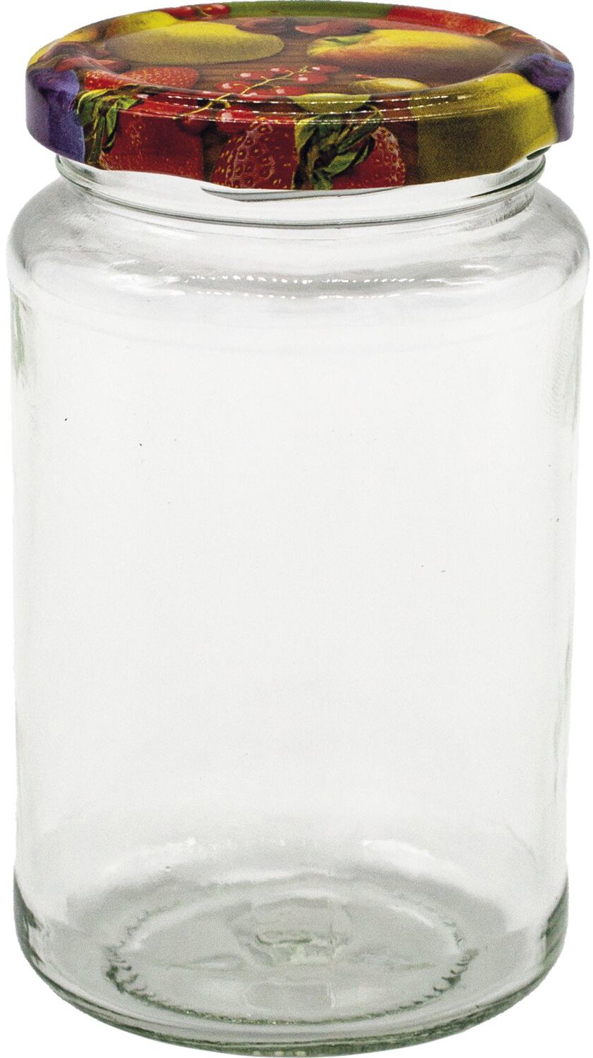 Gastro Súprava 6 ks zaváracích pohárov 370 ml, viečko dekor ovocia