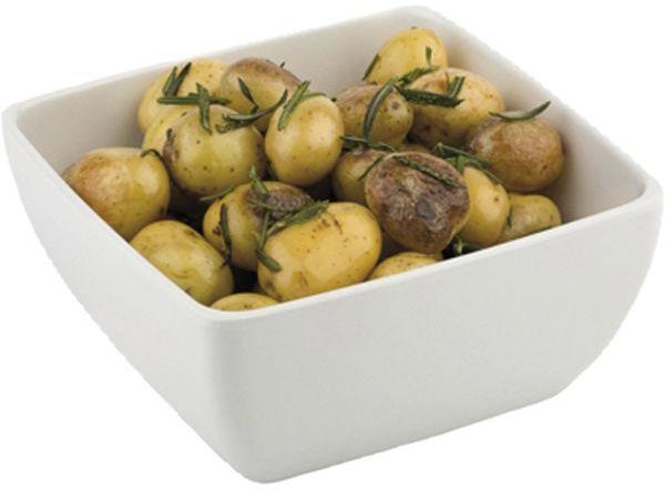 APS Miska hranatá melamín Pure 400 ml, biela