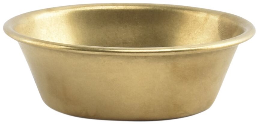 FINE 2 DINE Miska, kovová, priemer 70 mm, zlatá, 12 ks
