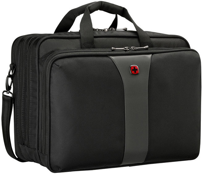 WENGER LEGACY ECO, trojitá 17", čierna/sivá