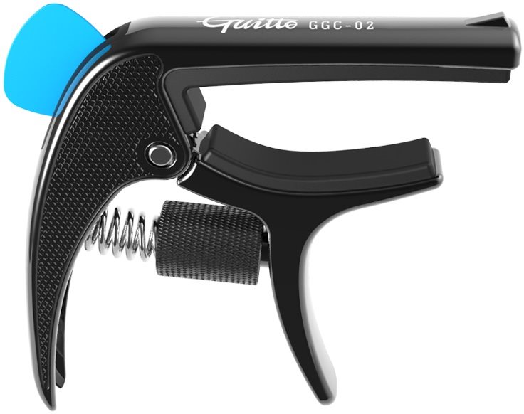 GUITTO GGC-02 Revolver Capo Black