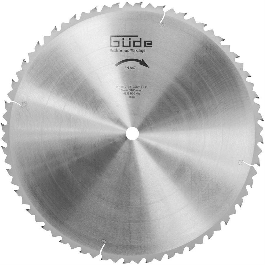 Pílový kotúč 600 × 30 × 4 mm Z36