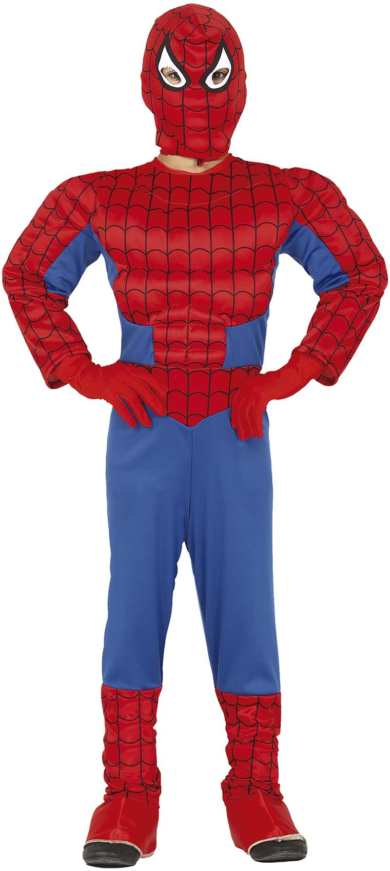 GUIRCA Detský kostým Spiderman – svalnatý superhrdina 3 – 4 roky